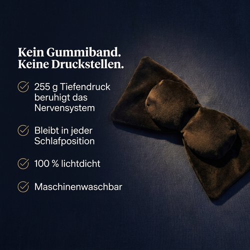 Nocturio Gewichtete Schlafmaske
